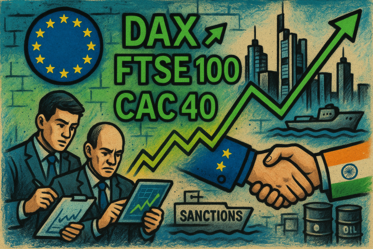 Europe bulletin: stocks rise, EU advances India ties and prepares new Russian sanctions