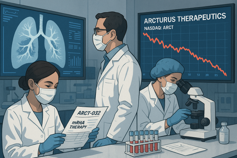 Arcturus Therapeutics shares plunge 56% after mixed phase 2 CF drug results