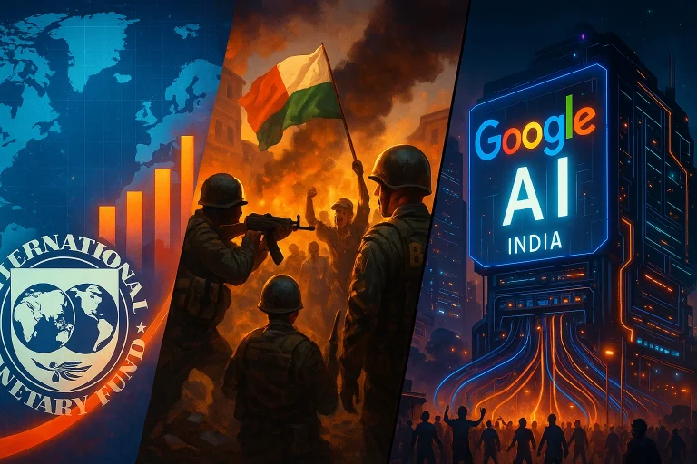 Evening digest: IMF’s global growth forecast, Madagascar coup, Google’s India bet