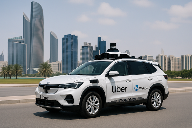 Uber taps WeRide to power its latest driverless expansion in Abu Dhabi