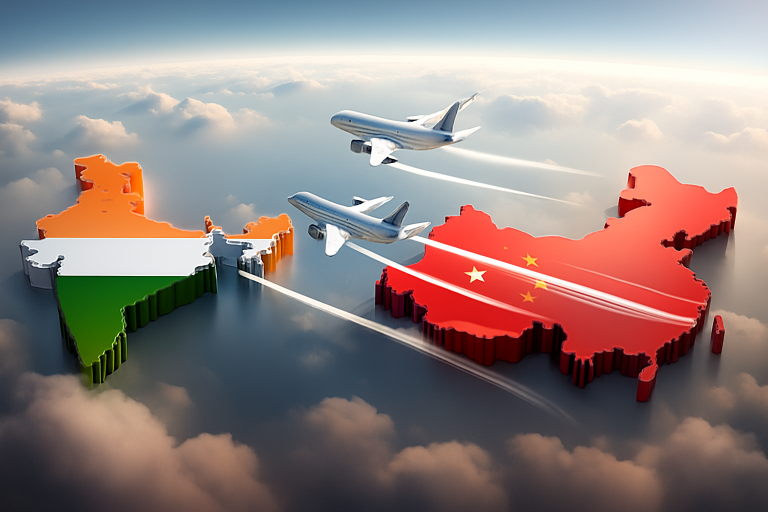 India–China flight restart amid diplomatic thaw sets stage for power shift in the skies