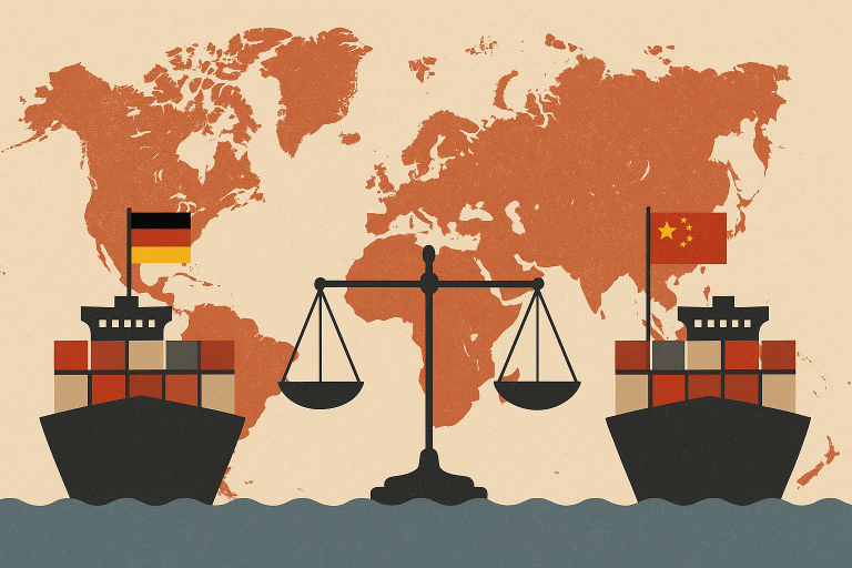 German trade surplus increases in October as China rivalry intensifies