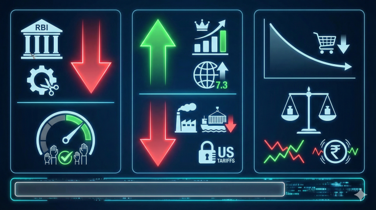 India’s Central Bank lowers rates, citing weak pockets in economic data