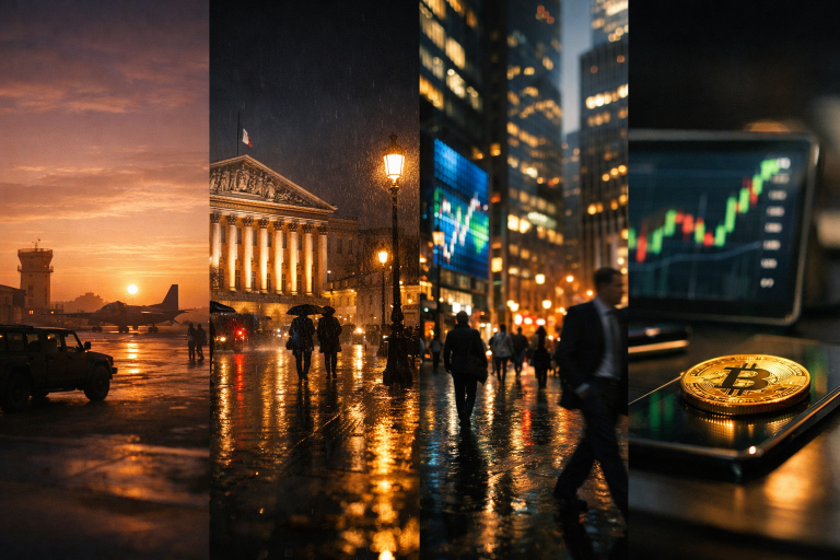 Evening digest: Bitcoin breaks $95K, Iran threatens US bases, France faces no-confidence votes