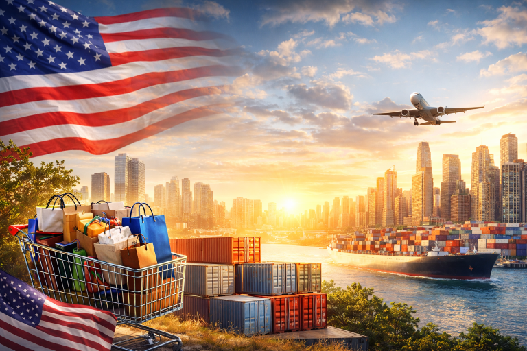 US economy grows at fastest pace in two years as consumer spending and trade lift GDP